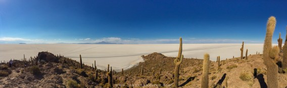 Vista do topo da ilha Incahuashi