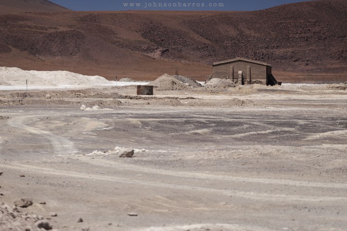 Atividade mineradora no Salar Capina