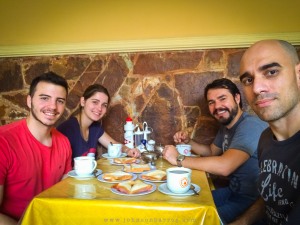 Novos amigos no caminho